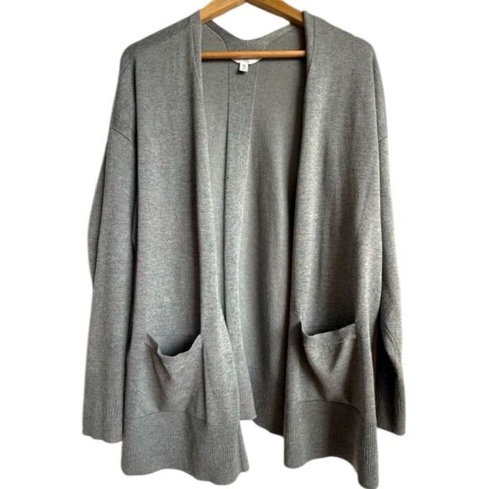 Time And‎ Tru Womens Open Front Cardigan Size 20 XXL Cozy Minimalist Casual